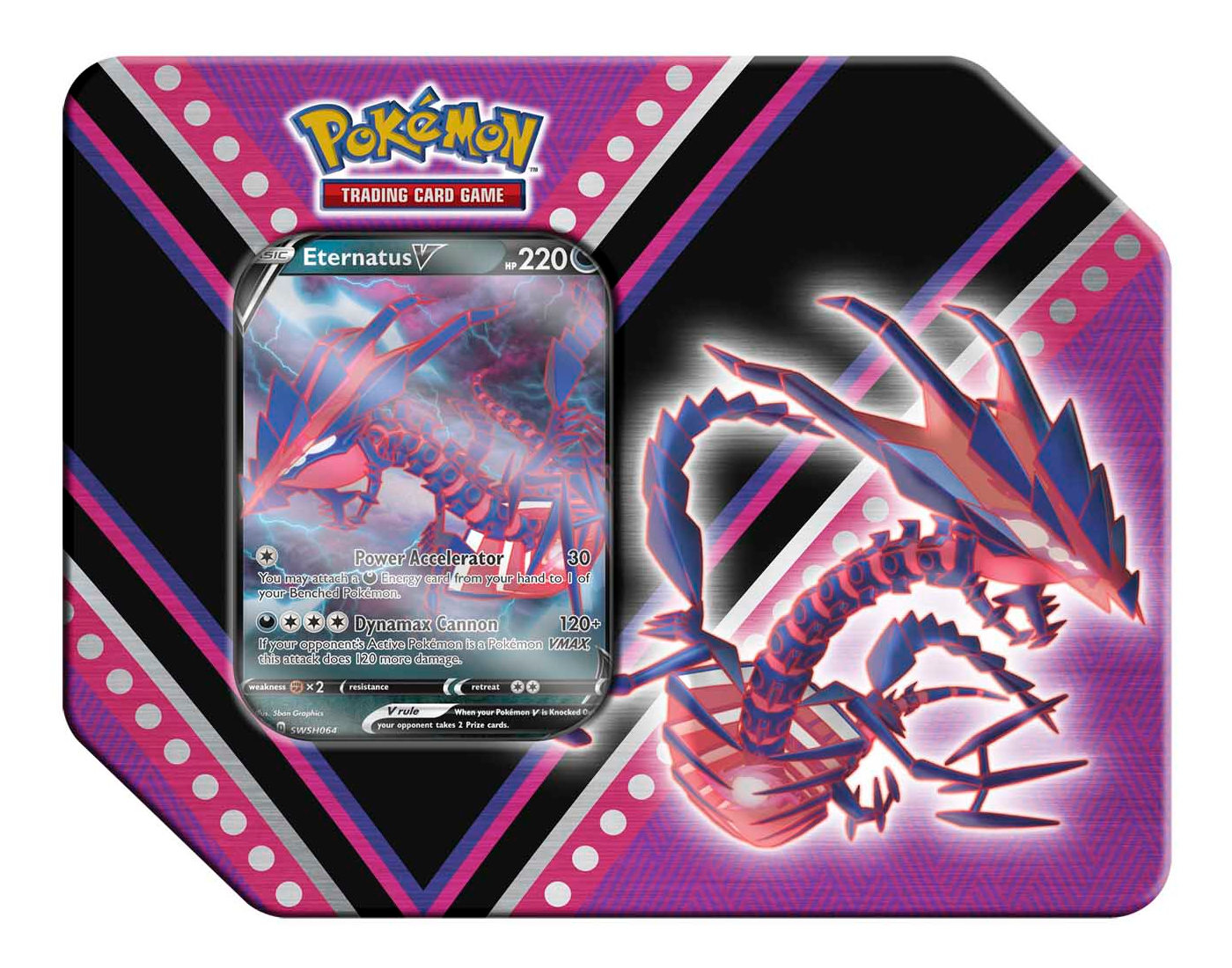 Sword & Shield - V Powers Tin (Eternatus V) | I Want That Stuff Brandon
