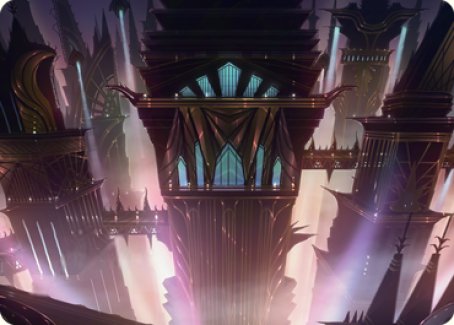 Skybridge Towers Art Card [Streets of New Capenna Art Series] | I Want That Stuff Brandon