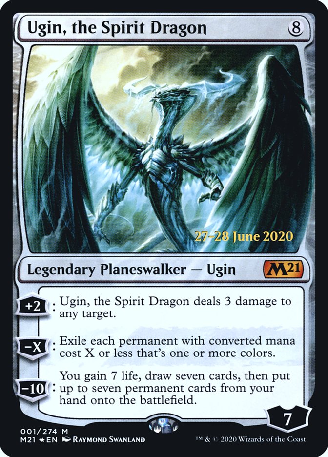 Ugin, the Spirit Dragon [Core Set 2021 Prerelease Promos] | I Want That Stuff Brandon