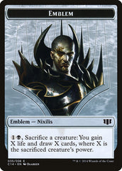 Ob Nixilis of the Black Oath Emblem // Zombie (016/036) Double-Sided Token [Commander 2014 Tokens] | I Want That Stuff Brandon