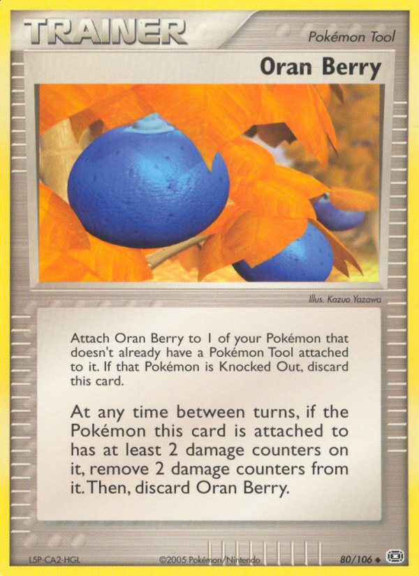 Oran Berry (80/106) [EX: Emerald] | I Want That Stuff Brandon