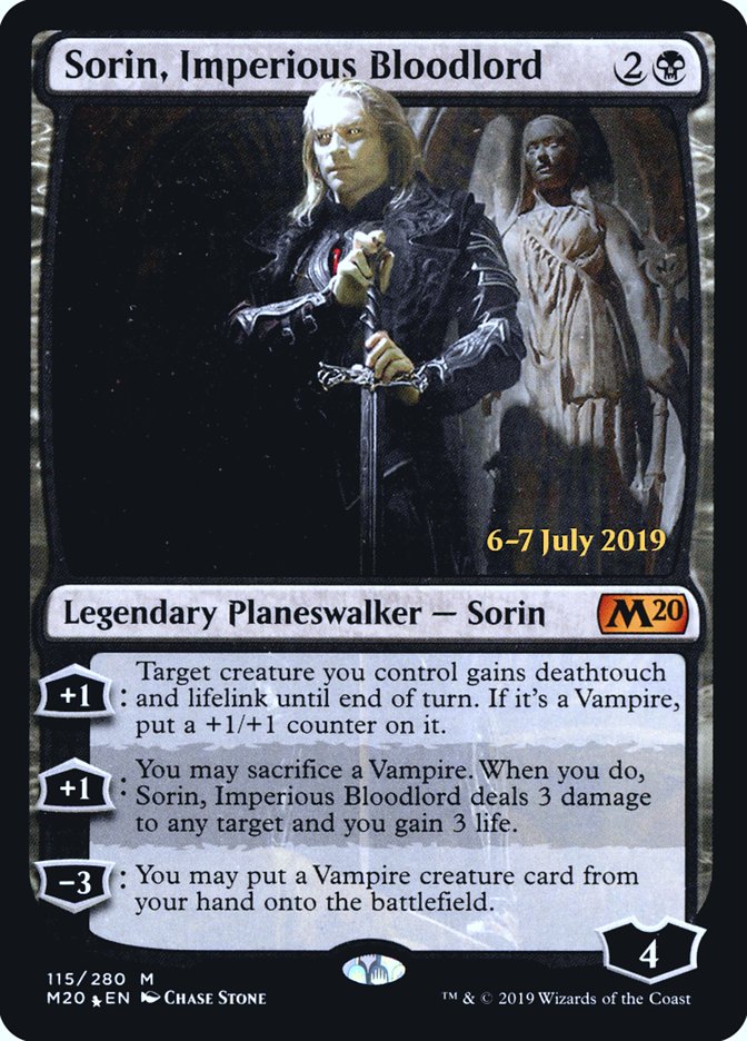 Sorin, Imperious Bloodlord [Core Set 2020 Prerelease Promos] | I Want That Stuff Brandon