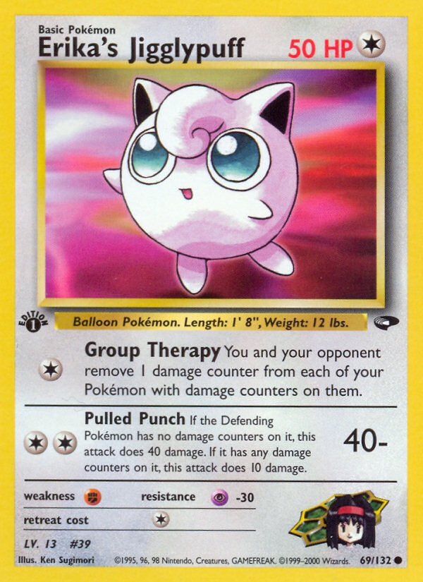 Erika's Jigglypuff (69/132) [Gym Challenge 1st Edition] | I Want That Stuff Brandon