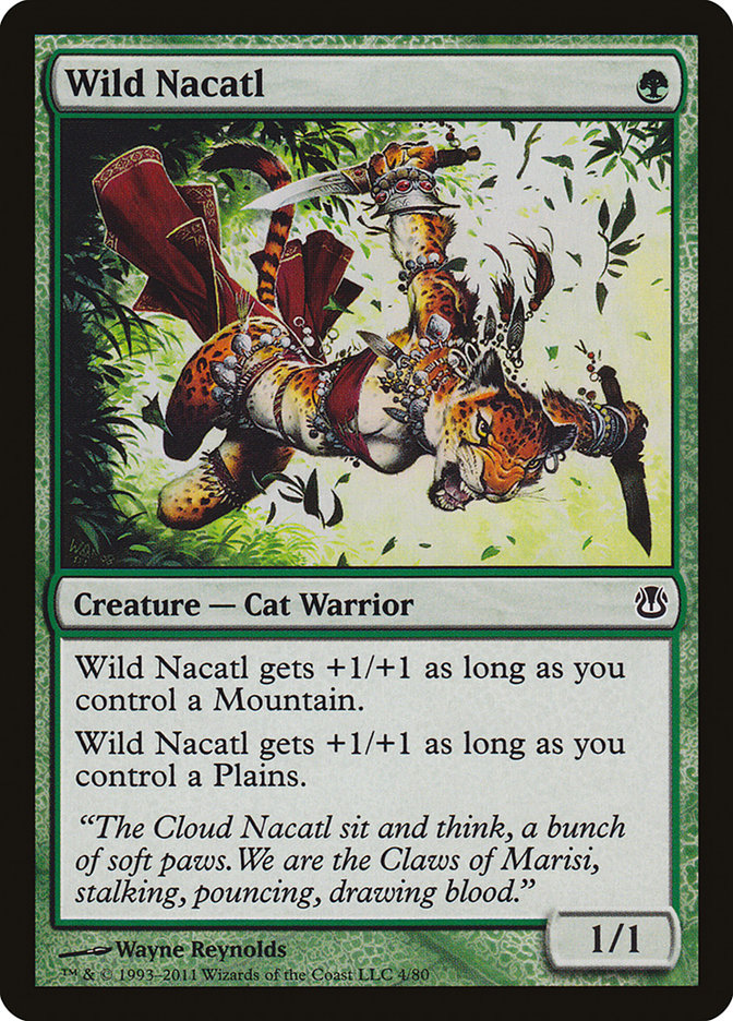 Wild Nacatl [Duel Decks: Ajani vs. Nicol Bolas] | I Want That Stuff Brandon