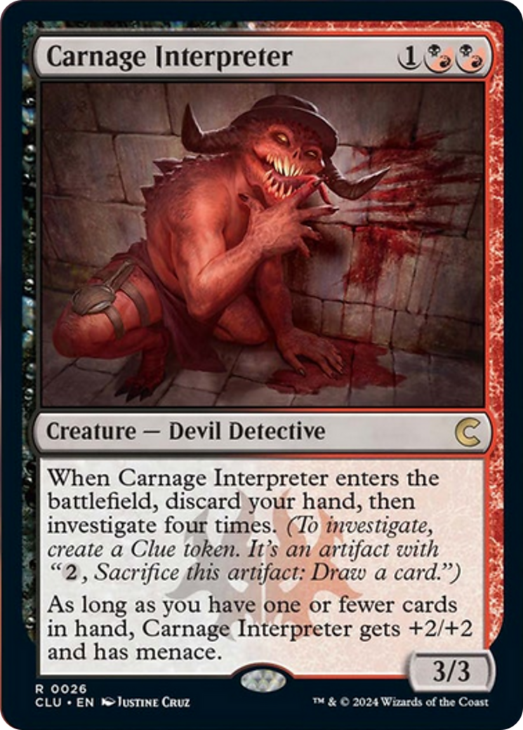 Carnage Interpreter [Ravnica: Clue Edition] | I Want That Stuff Brandon