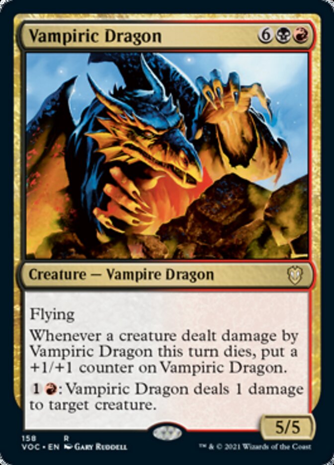 Vampiric Dragon [Innistrad: Crimson Vow Commander] | I Want That Stuff Brandon