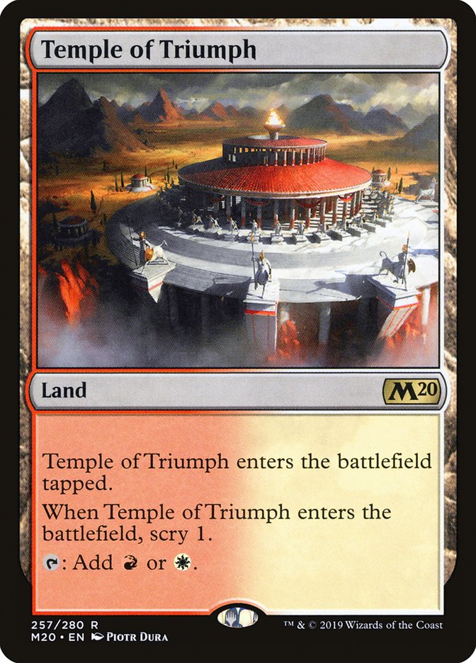 Temple of Triumph [Core Set 2020] | I Want That Stuff Brandon