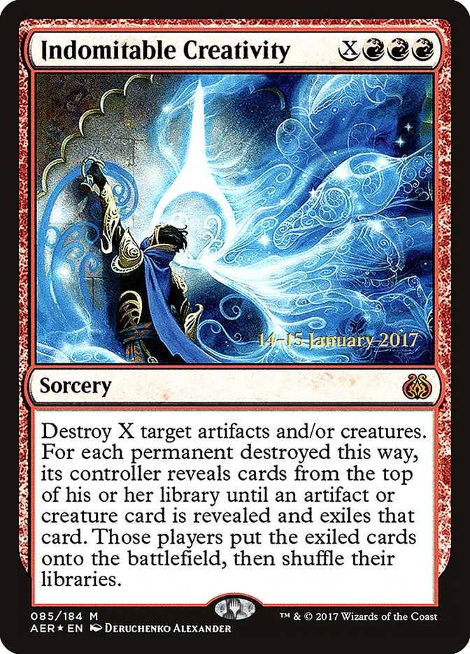 Indomitable Creativity [Aether Revolt Prerelease Promos] | I Want That Stuff Brandon