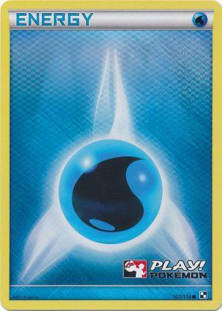 Water Energy (107/114) (Play Pokemon Promo) [Black & White: Base Set] | I Want That Stuff Brandon