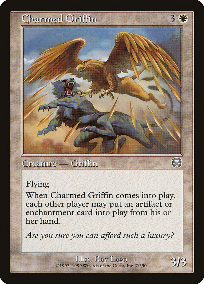 Charmed Griffin [Mercadian Masques] | I Want That Stuff Brandon