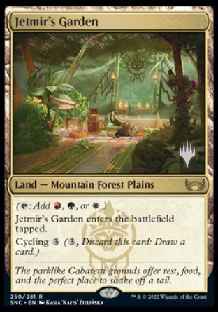 Jetmir's Garden (Promo Pack) [Streets of New Capenna Promos] | I Want That Stuff Brandon