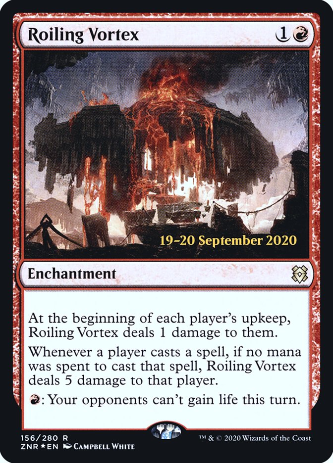 Roiling Vortex [Zendikar Rising Prerelease Promos] | I Want That Stuff Brandon