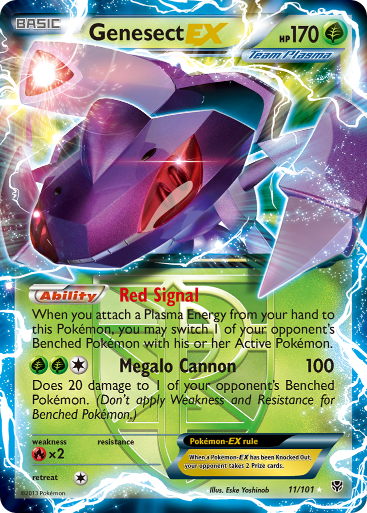 Genesect EX (11/101) [Black & White: Plasma Blast] | I Want That Stuff Brandon