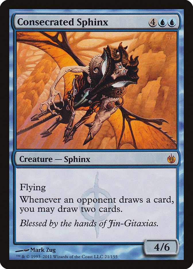 Consecrated Sphinx [Mirrodin Besieged] | I Want That Stuff Brandon