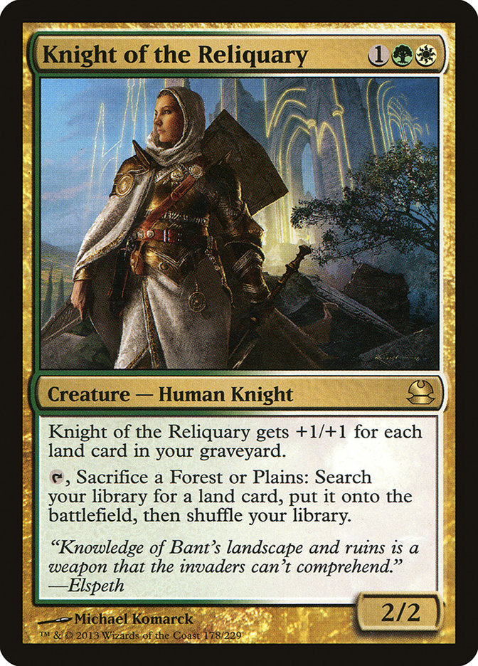 Knight of the Reliquary [Modern Masters] | I Want That Stuff Brandon