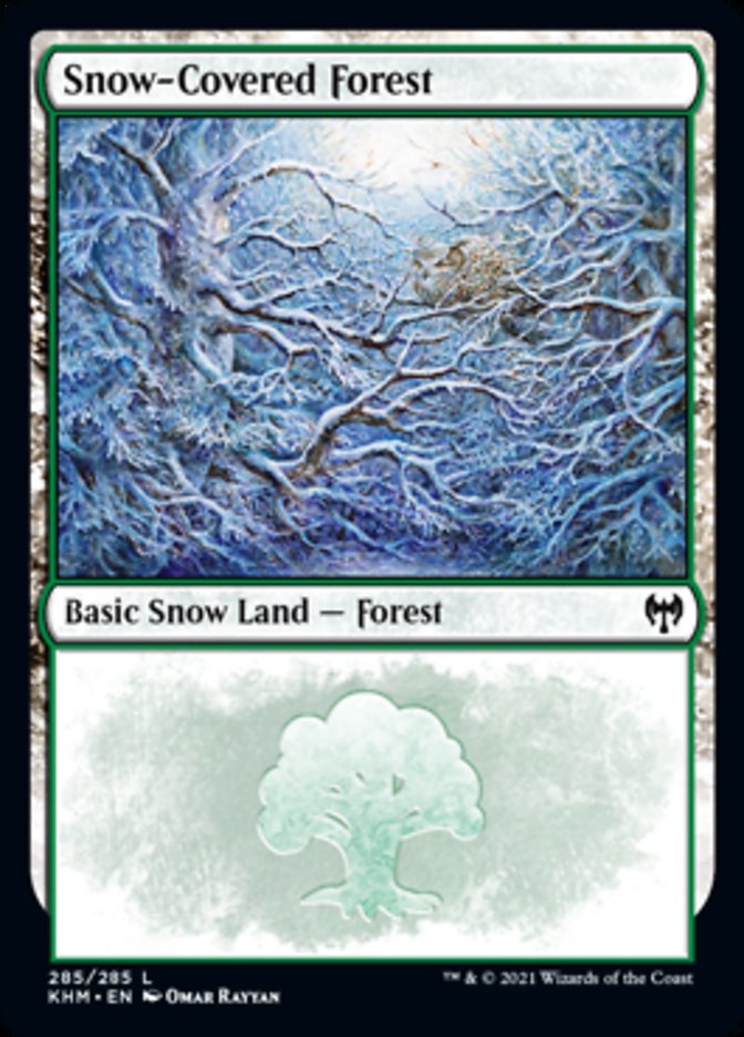 Snow-Covered Forest (285) [Kaldheim] | I Want That Stuff Brandon