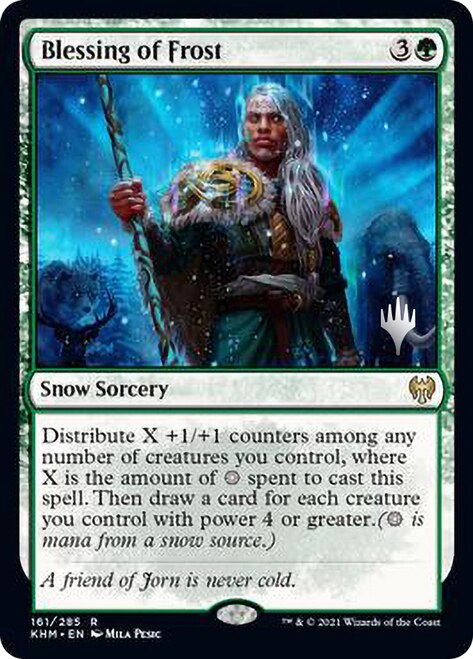 Blessing of Frost (Promo Pack) [Kaldheim Promos] | I Want That Stuff Brandon
