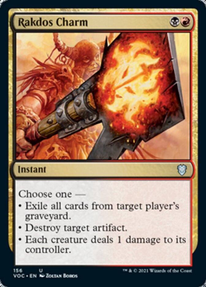 Rakdos Charm [Innistrad: Crimson Vow Commander] | I Want That Stuff Brandon