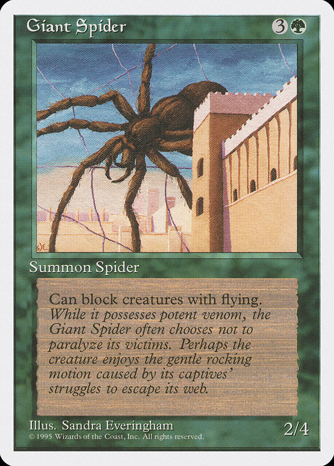 Giant Spider [Fourth Edition] | I Want That Stuff Brandon