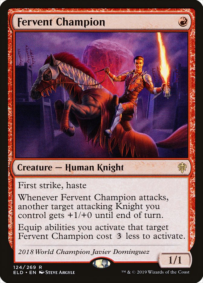 Fervent Champion [Throne of Eldraine] | I Want That Stuff Brandon