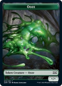 Ooze // Wurm (030) Double-Sided Token [Double Masters Tokens] | I Want That Stuff Brandon