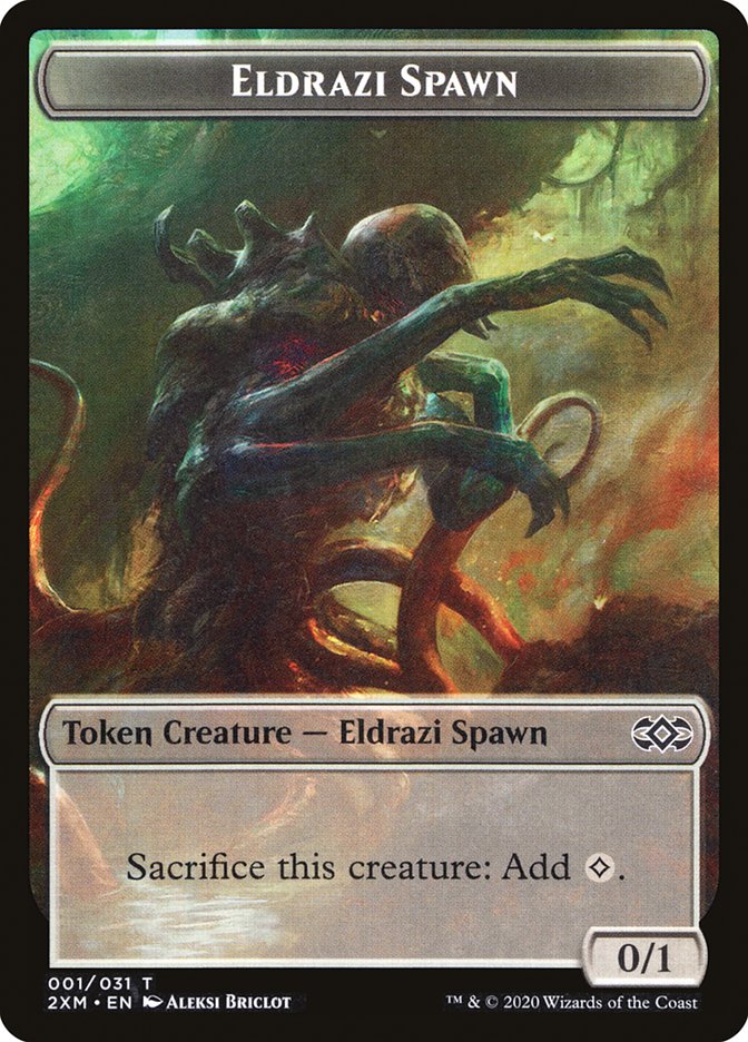 Eldrazi Spawn Token [Double Masters Tokens] | I Want That Stuff Brandon