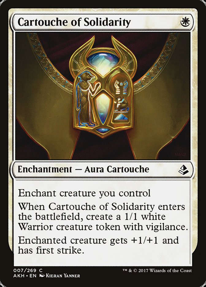 Cartouche of Solidarity [Amonkhet] | I Want That Stuff Brandon