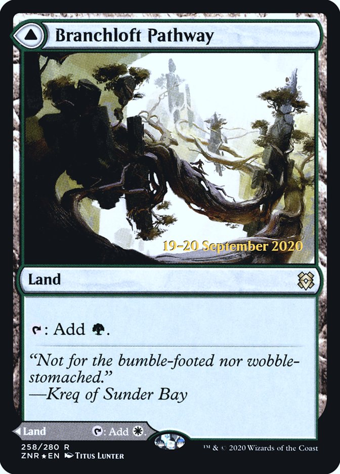 Branchloft Pathway // Boulderloft Pathway [Zendikar Rising Prerelease Promos] | I Want That Stuff Brandon