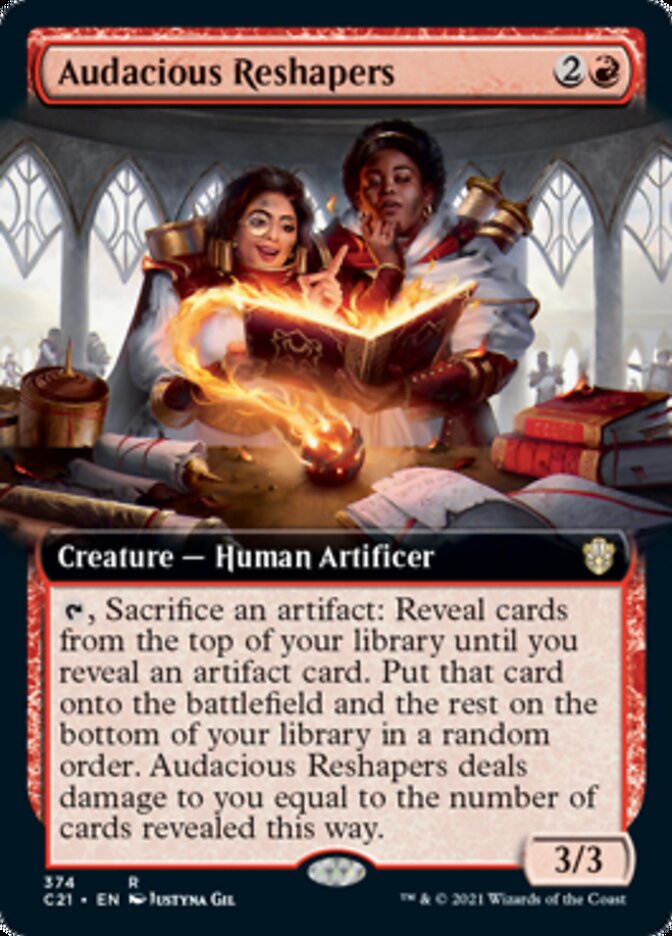 Audacious Reshapers (Extended Art) [Commander 2021] | I Want That Stuff Brandon