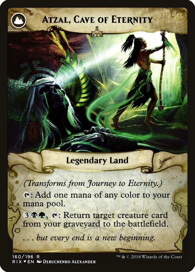 Journey to Eternity // Atzal, Cave of Eternity [Rivals of Ixalan Prerelease Promos] | I Want That Stuff Brandon