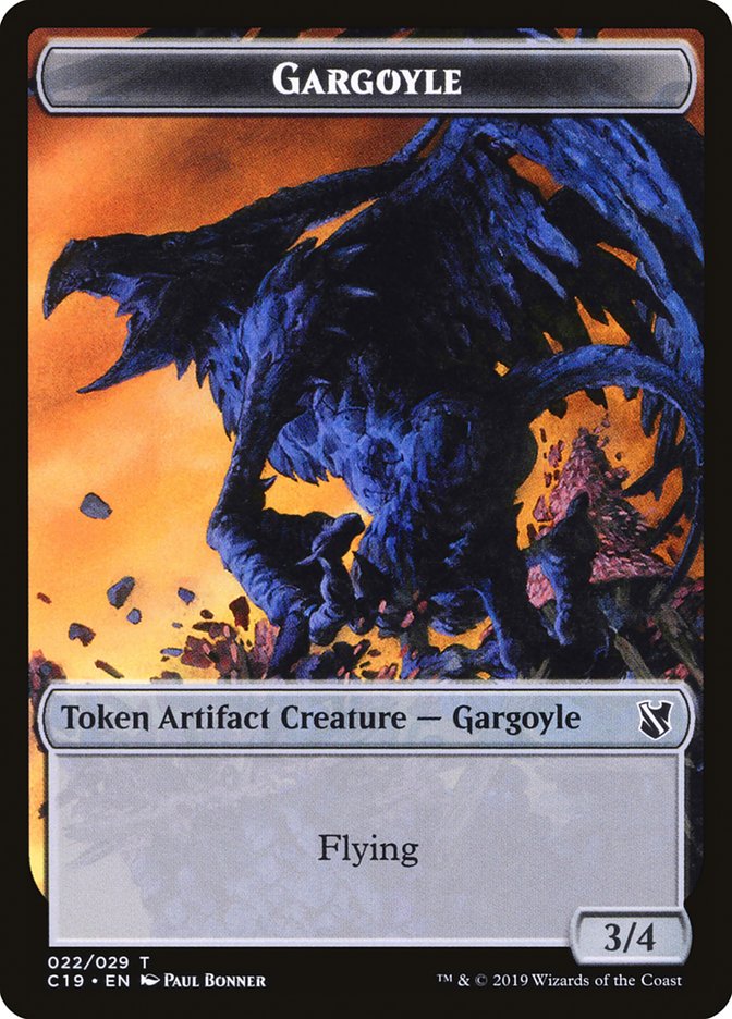Gargoyle Token [Commander 2019 Tokens] | I Want That Stuff Brandon