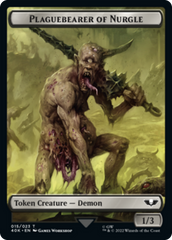 Spawn // Plaguebearer of Nurgle Double-Sided (Surge Foil) [Warhammer 40,000 Tokens] | I Want That Stuff Brandon