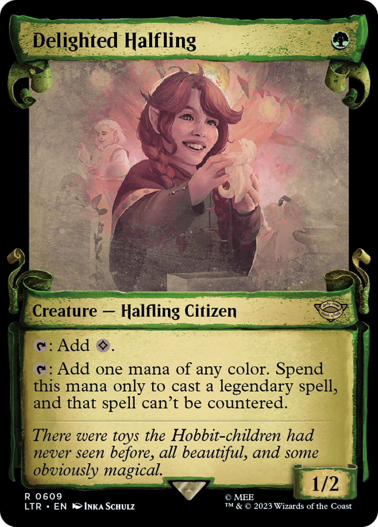 Delighted Halfling [The Lord of the Rings: Tales of Middle-Earth Showcase Scrolls] | I Want That Stuff Brandon