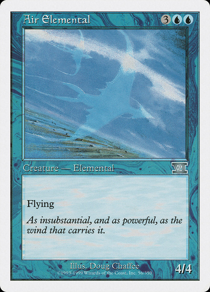 Air Elemental [Classic Sixth Edition] | I Want That Stuff Brandon