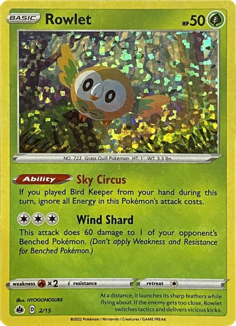 Rowlet (2/15) [McDonald's Promos: Match Battle] | I Want That Stuff Brandon