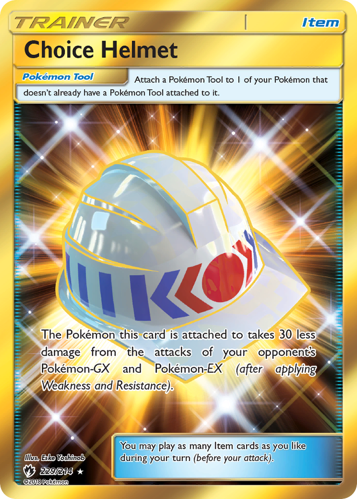 Choice Helmet (229/214) [Sun & Moon: Lost Thunder] | I Want That Stuff Brandon