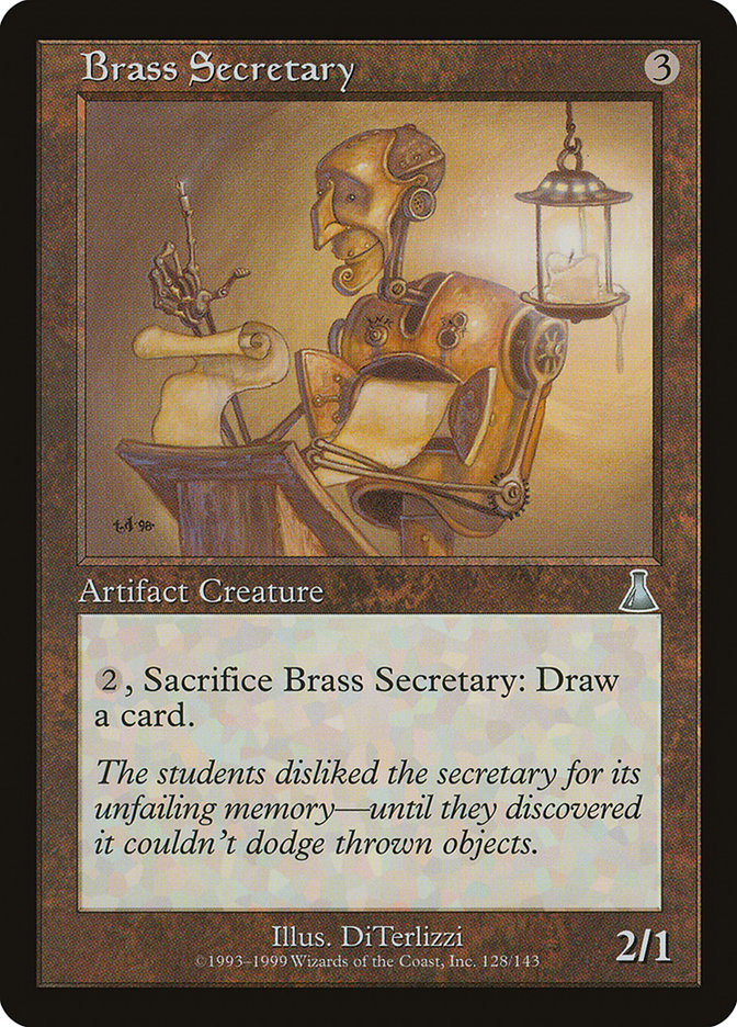 Brass Secretary [Urza's Destiny] | I Want That Stuff Brandon