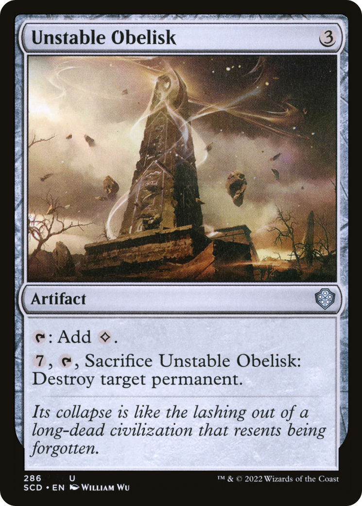 Unstable Obelisk [Starter Commander Decks] | I Want That Stuff Brandon