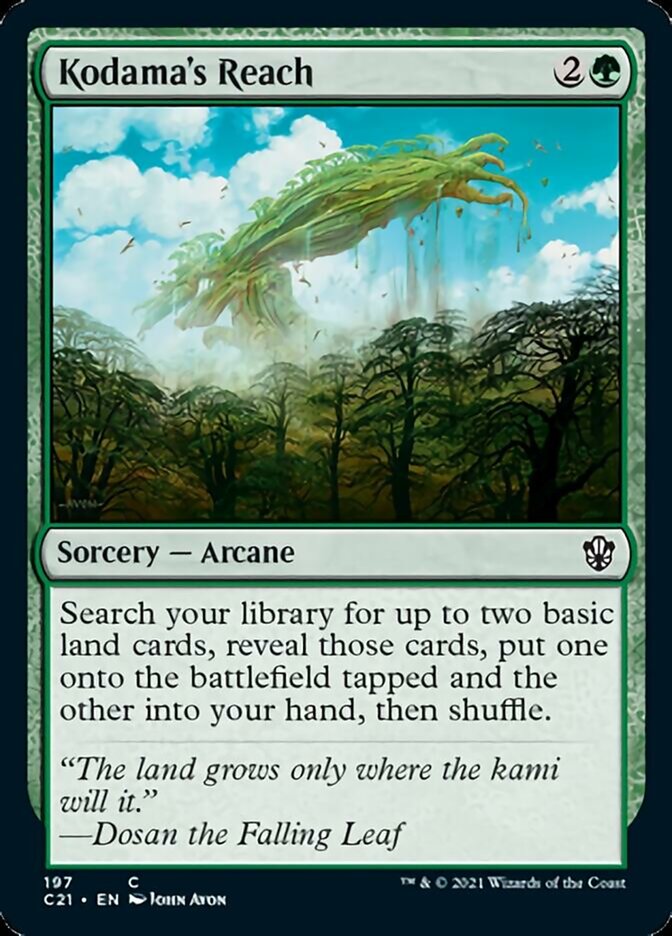 Kodama's Reach [Commander 2021] | I Want That Stuff Brandon