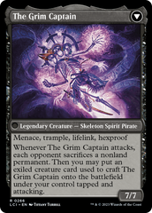 Throne of the Grim Captain // The Grim Captain [The Lost Caverns of Ixalan Prerelease Cards] | I Want That Stuff Brandon