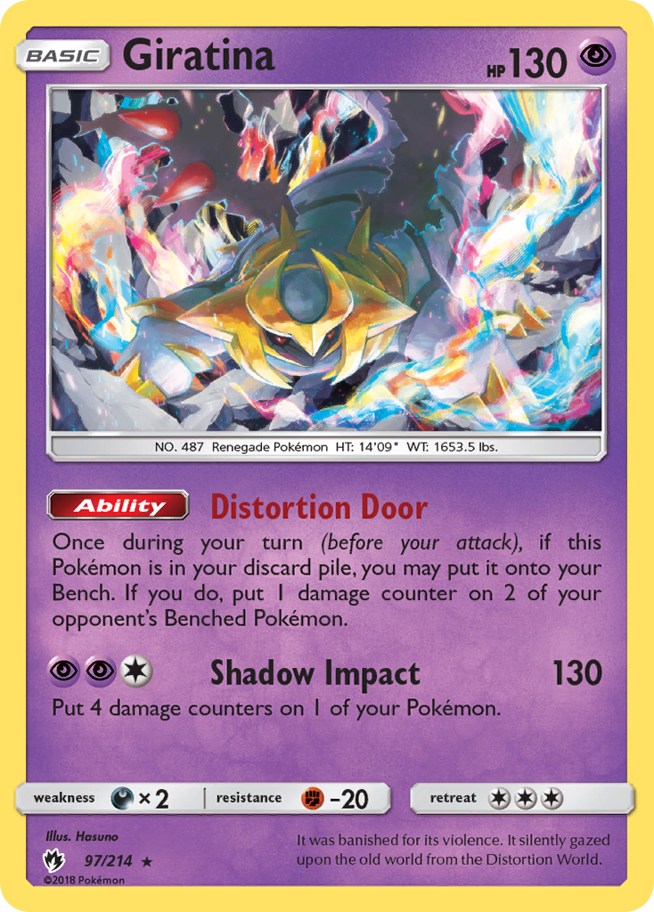 Giratina (97/214) [Sun & Moon: Lost Thunder] | I Want That Stuff Brandon