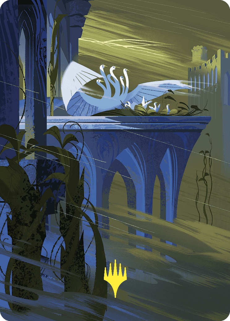 Doubling Season Art Card (Gold-Stamped Planeswalker Symbol) [Wilds of Eldraine Art Series] | I Want That Stuff Brandon