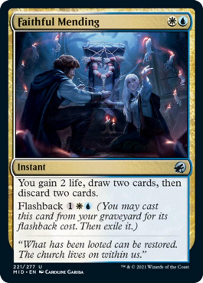 Faithful Mending [Innistrad: Midnight Hunt] | I Want That Stuff Brandon