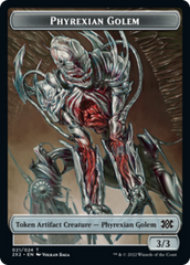 Drake // Phyrexian Golem Double-Sided Token [Double Masters 2022 Tokens] | I Want That Stuff Brandon