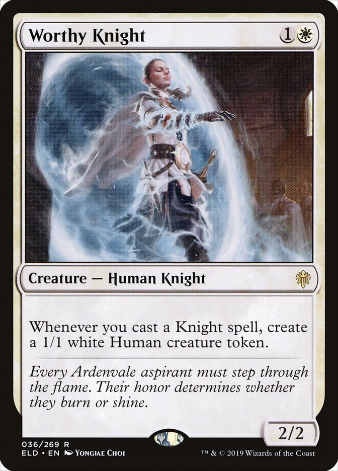 Worthy Knight [Throne of Eldraine] | I Want That Stuff Brandon