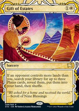Gift of Estates (Foil Etched) [Strixhaven: School of Mages Mystical Archive] | I Want That Stuff Brandon