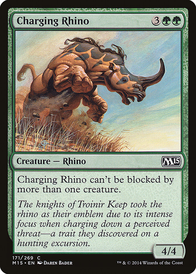 Charging Rhino [Magic 2015] | I Want That Stuff Brandon