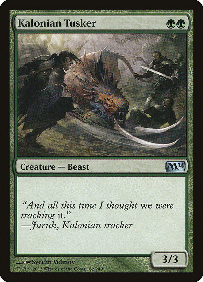 Kalonian Tusker [Magic 2014] | I Want That Stuff Brandon