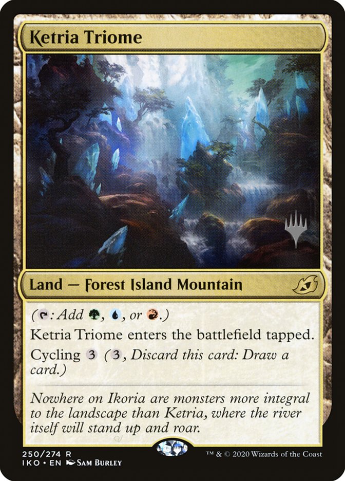 Ketria Triome (Promo Pack) [Ikoria: Lair of Behemoths Promos] | I Want That Stuff Brandon