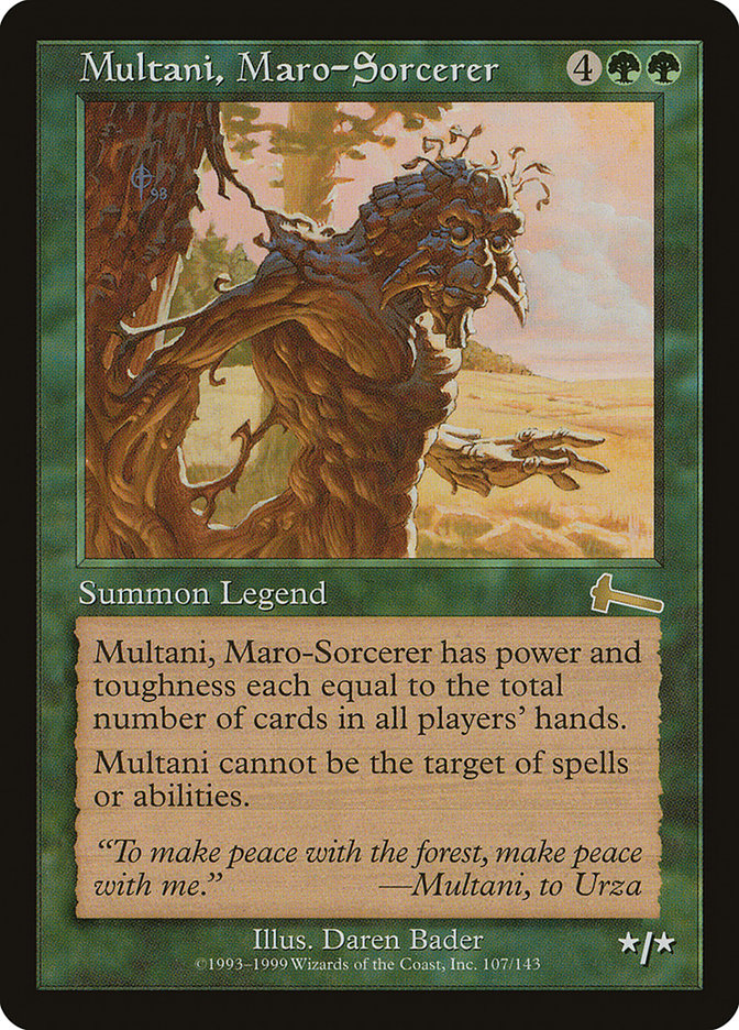 Multani, Maro-Sorcerer [Urza's Legacy] | I Want That Stuff Brandon